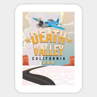 Death Valley California flight poster Sticker